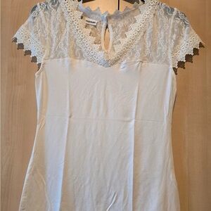 Rouje White Lace Blouse